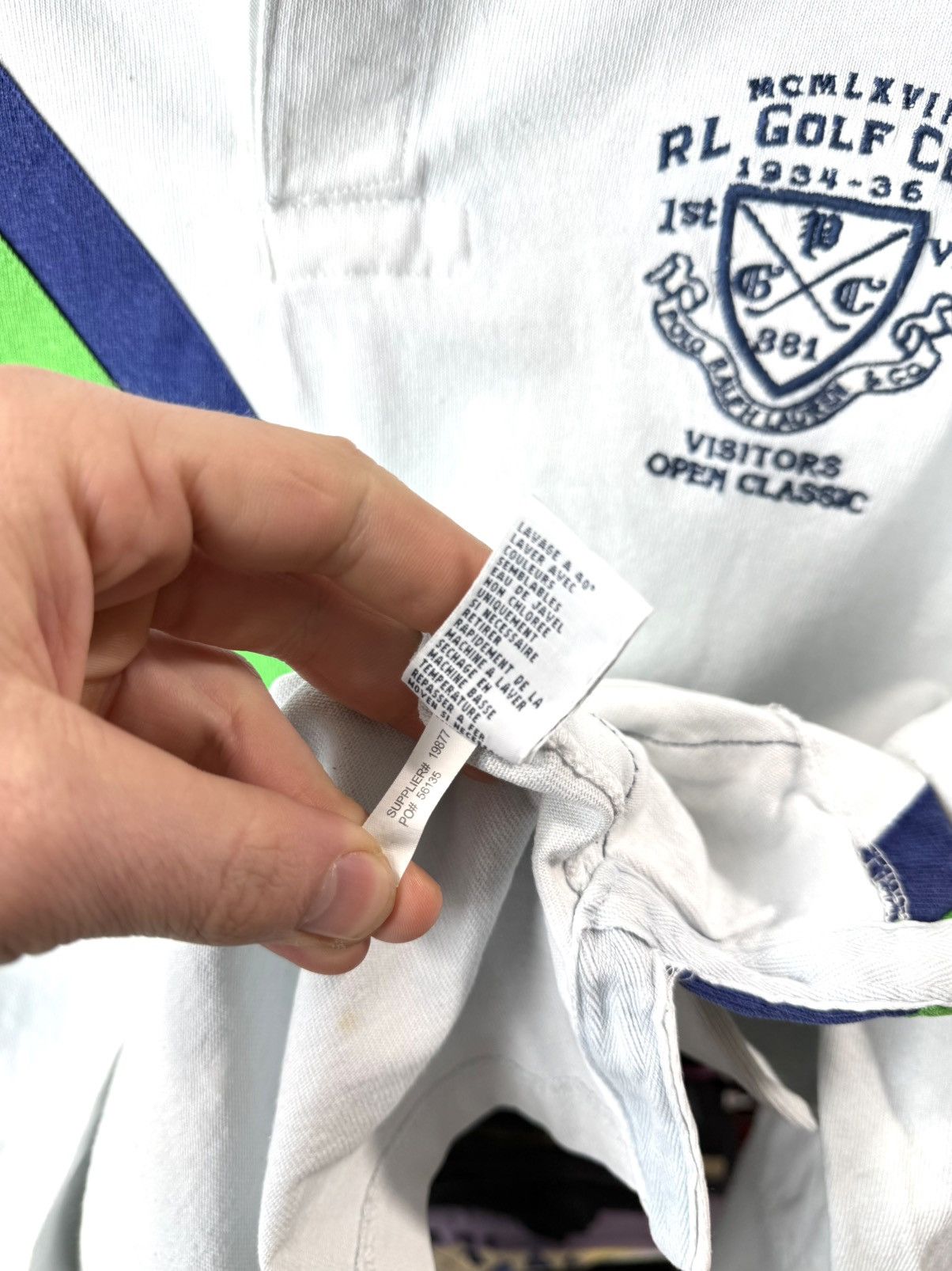 Polo Ralph Lauren Vintage Polo Ralph Lauren Rugby Longsleeve Sweatshirt Size US L / EU 52-54 / 3 - 8 Thumbnail
