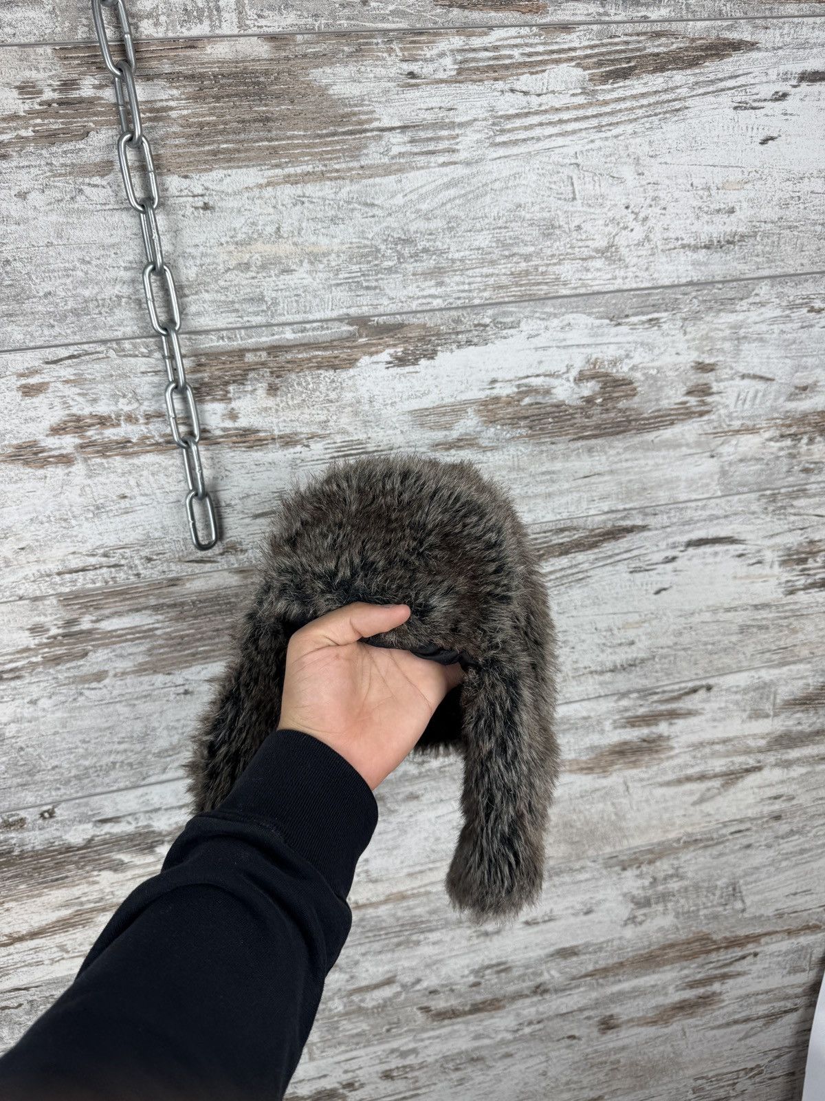 Hysteric Glamour Vintage Y2K Faux Fur Trapper Ushanka Winter Hat Fuzzy hats Size ONE SIZE - 3 Thumbnail