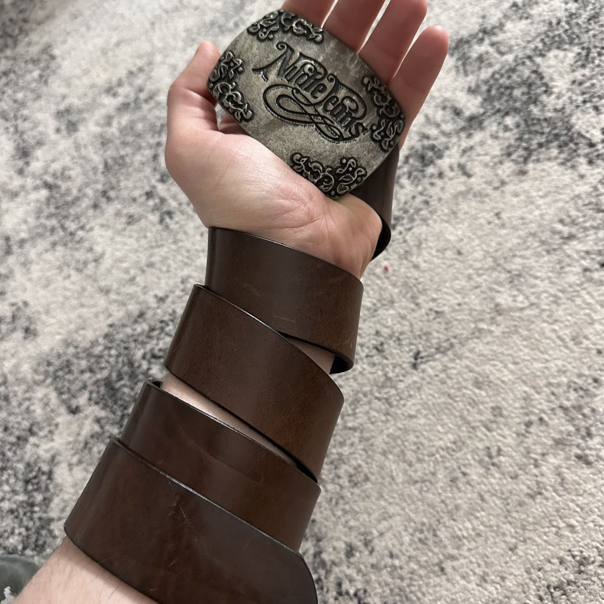 Nudie Jeans Nudie Jeans Leather Belt Italy 🇮🇹 Design Size ONE SIZE - 1 Thumbnail