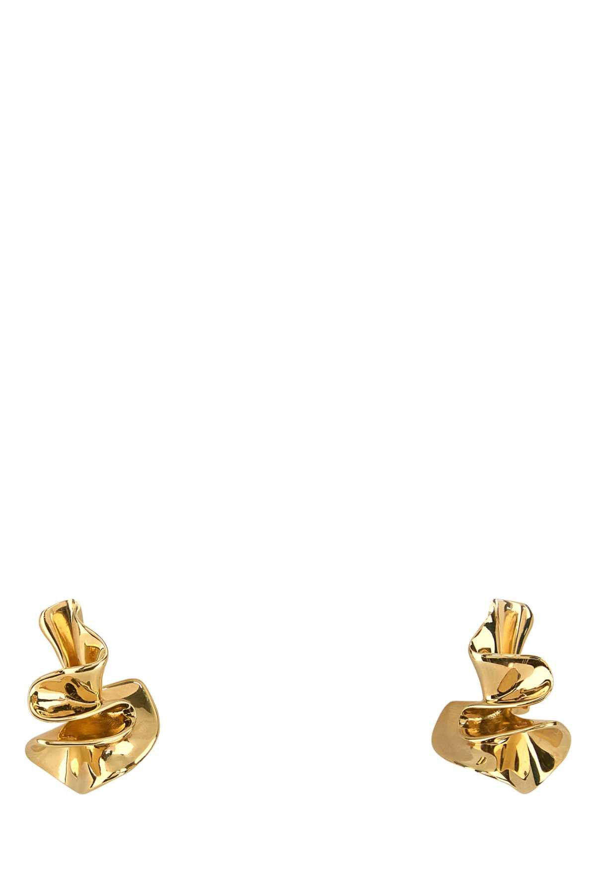 Bottega Veneta Gold Silver Small Anemone Earrings Size ONE SIZE - 1 Thumbnail