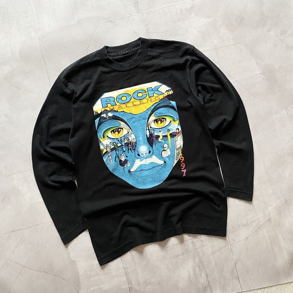 Band Tees 1997 Rock Challenge Abstract Tour Big Logo Band T-Shirt Y2K Size US L / EU 52-54 / 3 - 1 Thumbnail