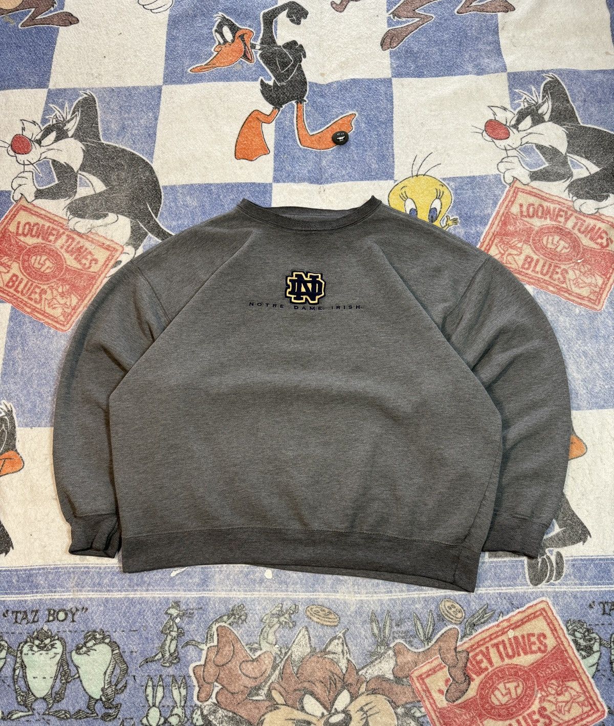NCAA Vintage Notre dame fighting Irish crewneck sweatshirt Size US XL / EU 56 / 4 - 1 Thumbnail