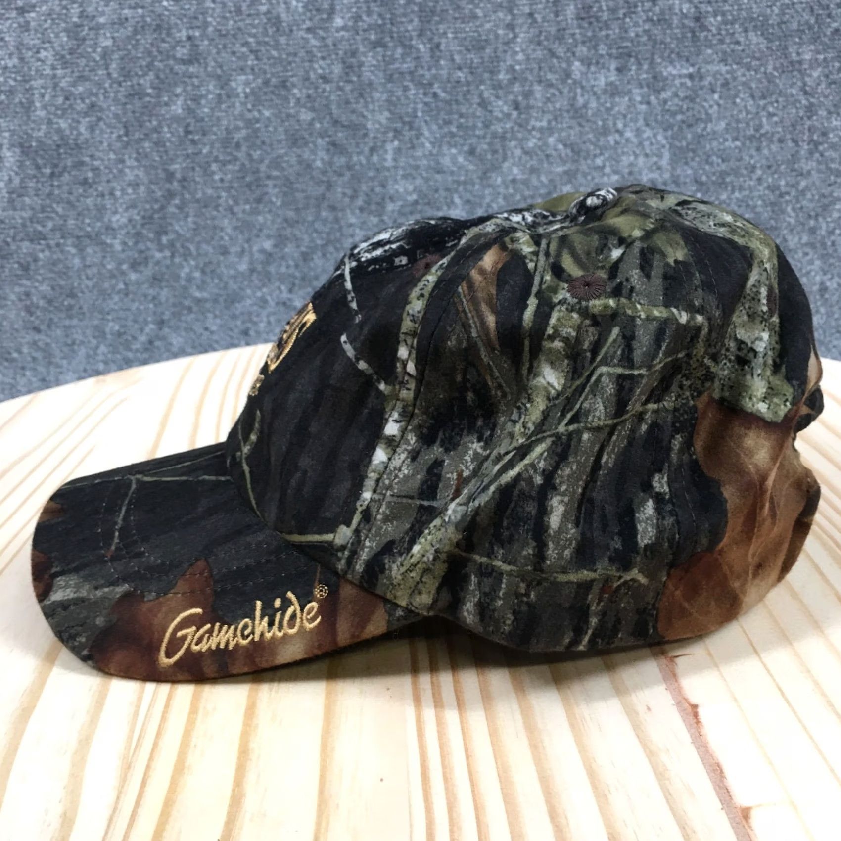 Vintage Gamehide Baseball Cap Sportsmans Outfitters Unisex Green Camo OS Embroidered Size ONE SIZE - 6 Thumbnail