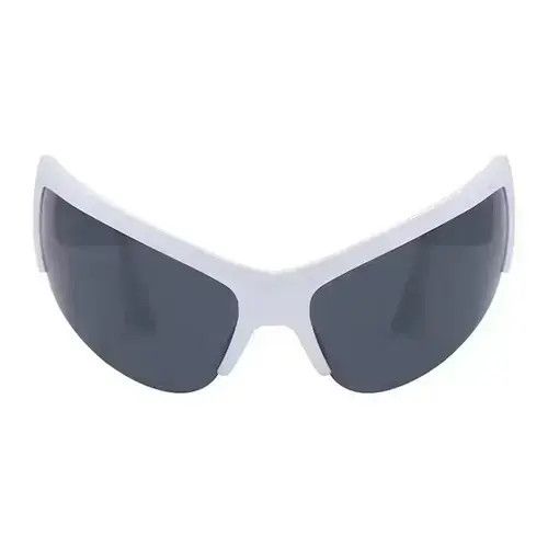 Other White Alien Eye Sunglasses Punk Tech Cyber Dystopian Bug Size ONE SIZE - 3 Thumbnail