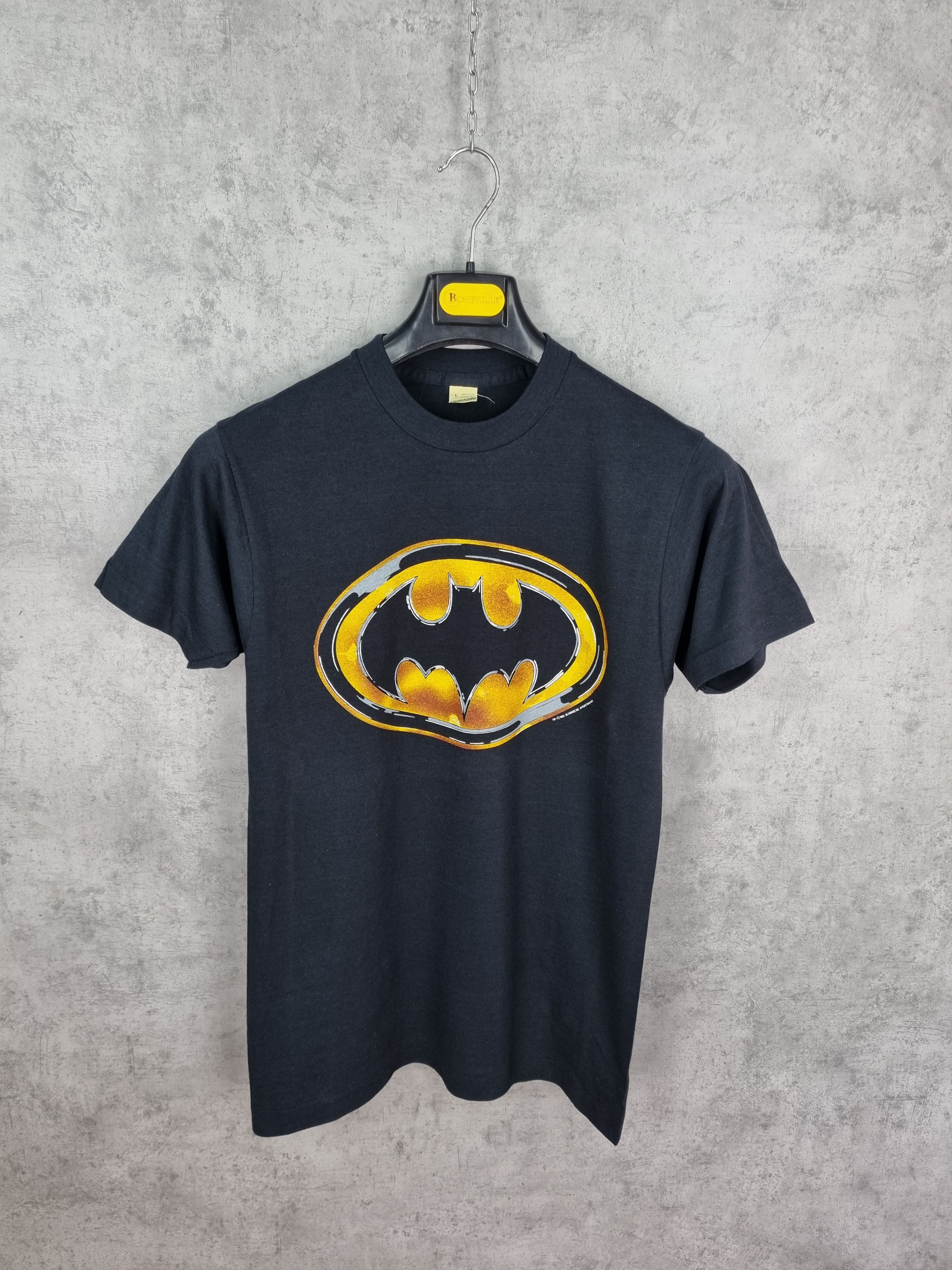 DC Comics × Vintage Deadstock '89 Rare Vintage Batman Logo Single stitch tee Size US M / EU 48-50 / 2 - 2 Thumbnail