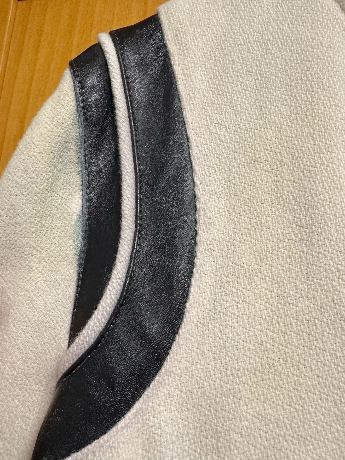 Saint Laurent Paris Saint laurent White baseball jacket 2501-Nextarrow Size US S / EU 44-46 / 1 - 3 Thumbnail