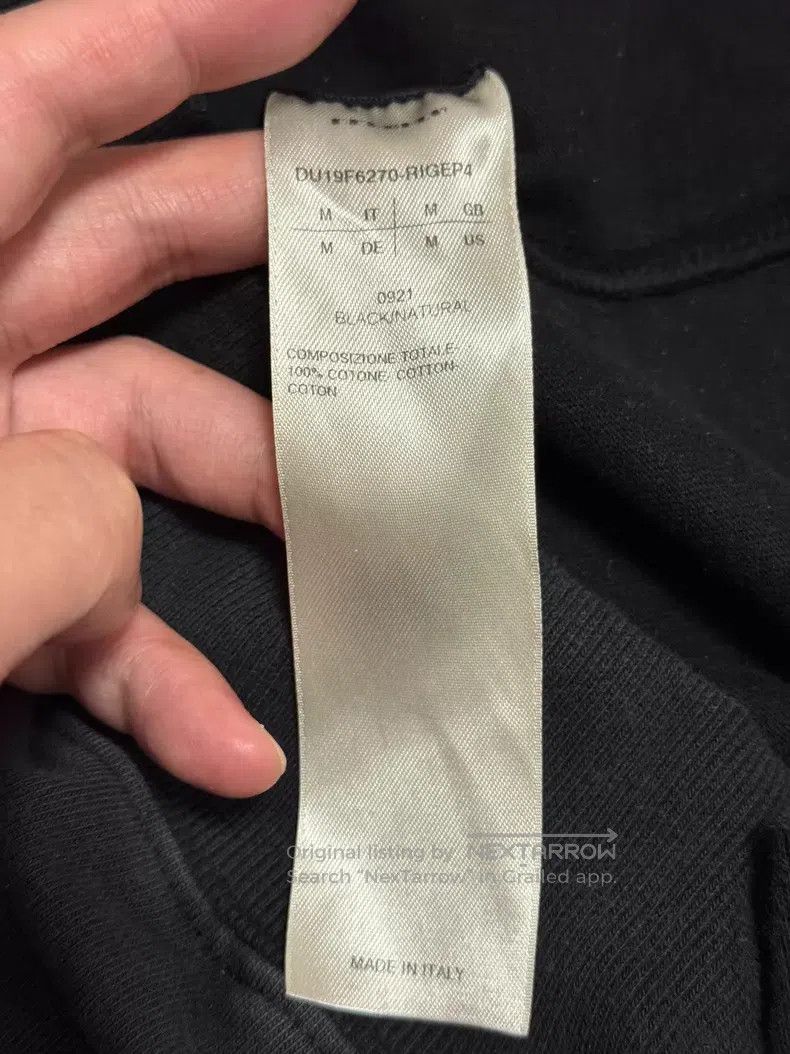 Rick Owens Rick Owens Black Textured Hoodie Size US M / EU 48-50 / 2 - 4 Thumbnail