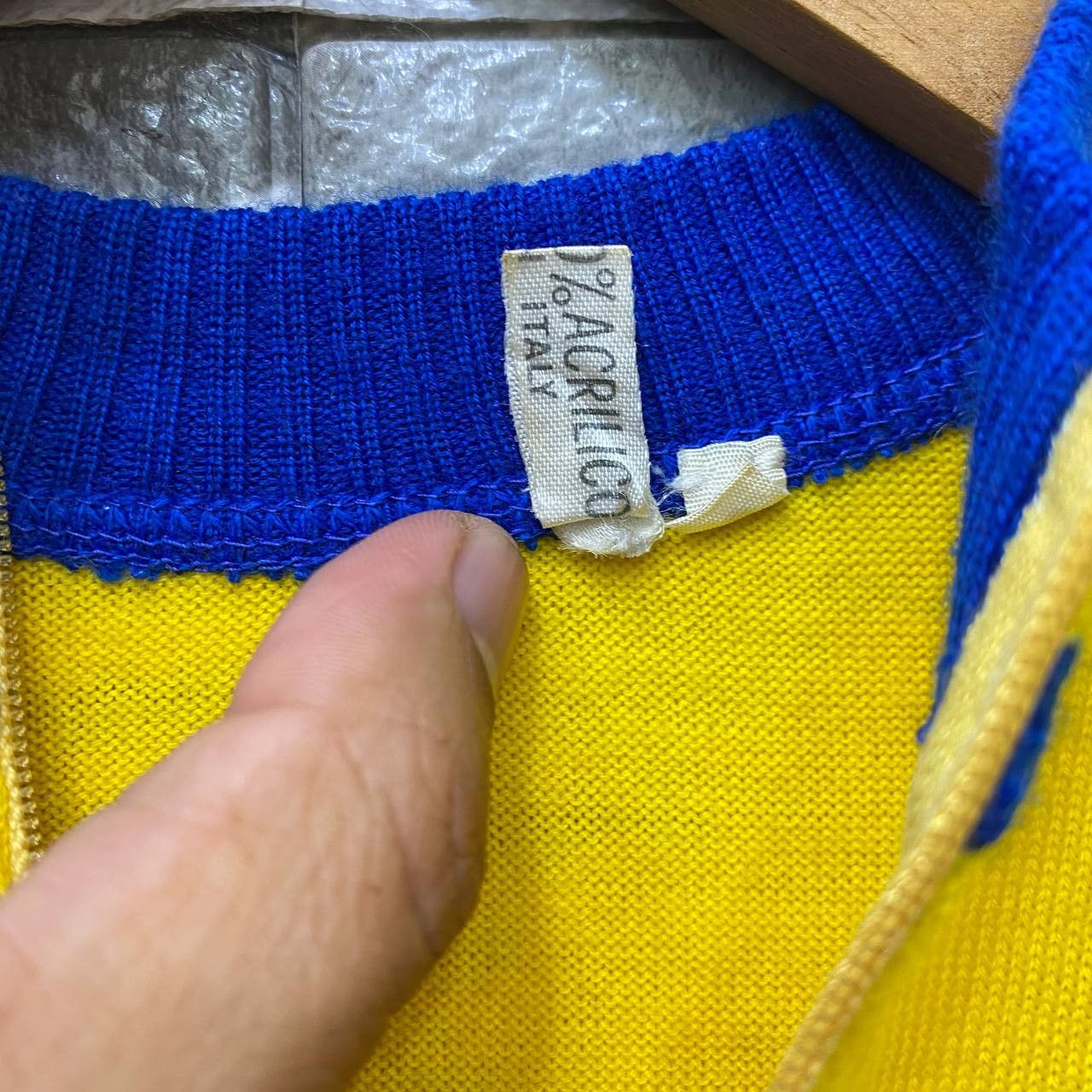 Vintage VINTAGE 70s COLNER (By Colnago)Acrilic Cycling Jersey Italy Size US M / EU 48-50 / 2 - 4 Thumbnail