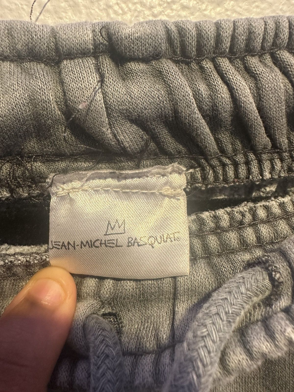 Jean-Michel Basquiat *VINTAGE* Jean-Michel Basquiat Gray Sweatpants/Joggers Size US 30 / EU 46 - 4 Thumbnail