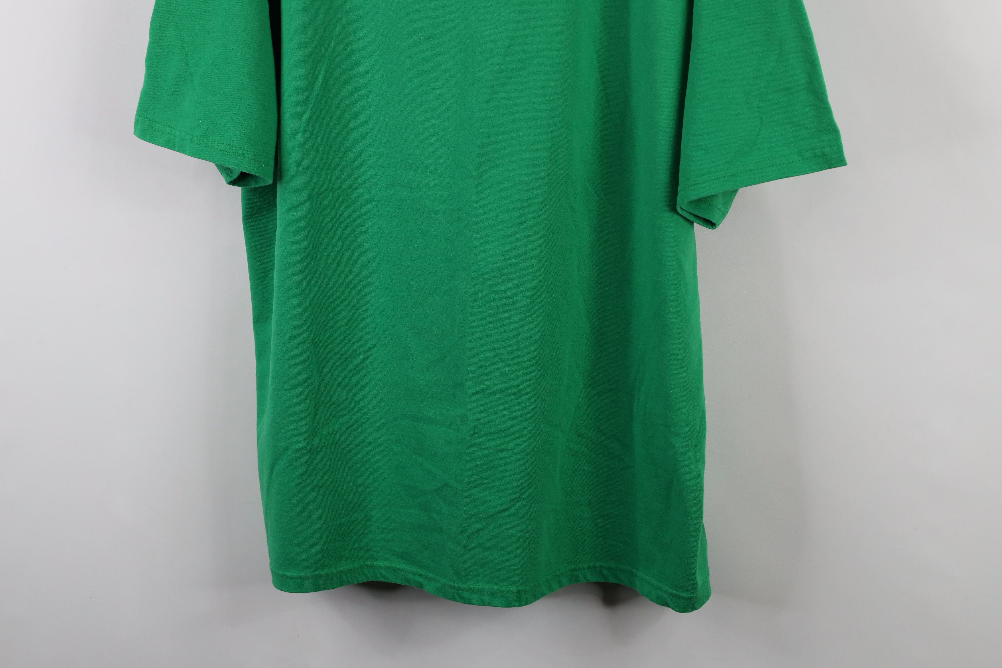 Vintage Vintage 90s Streetwear Short Sleeve T-Shirt Kelly Green Size US XL / EU 56 / 4 - 3 Thumbnail
