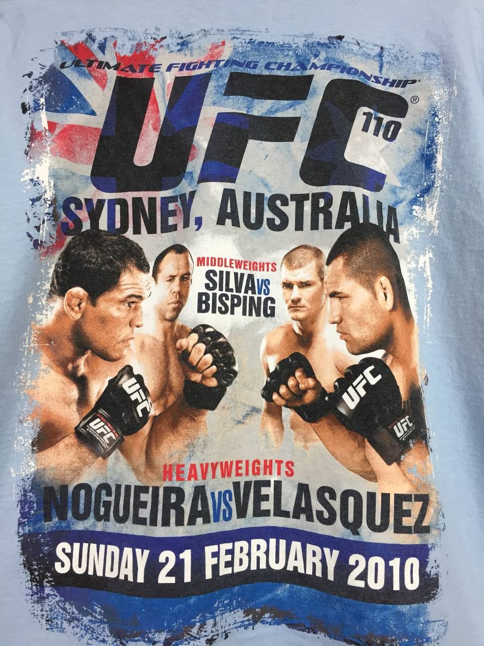 UFC Vtg Y2K Ultimate Fighting Championship UFC 110 Sydney Tee Size US L / EU 52-54 / 3 - 3 Thumbnail