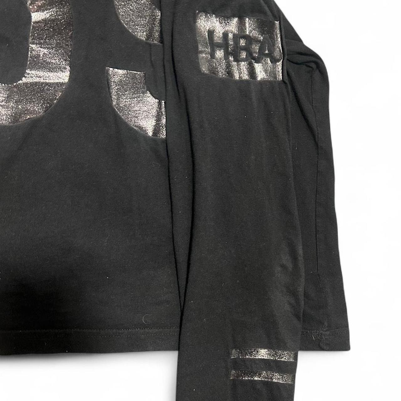 Hood By Air “69” Glossy Longsleeve T-Shirt (Black/Black)