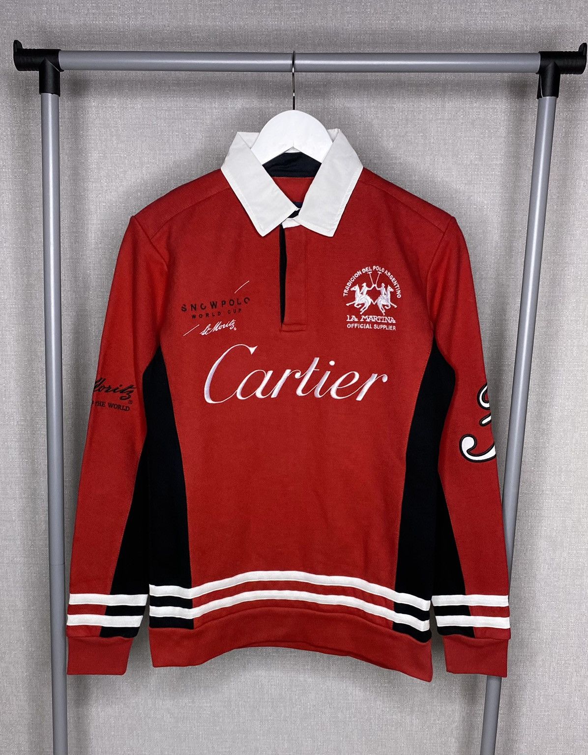 Cartier × Vintage Vintage Cartier St.Moritz Rugby Polo Shirt