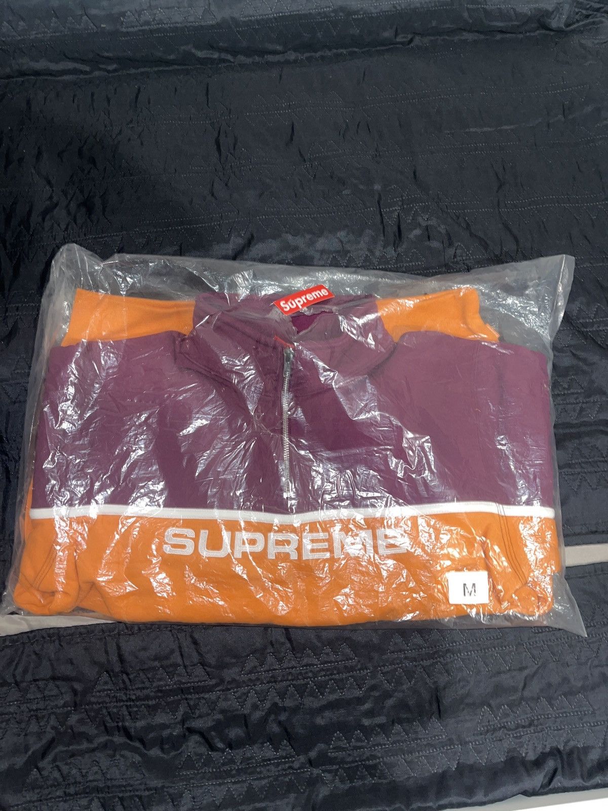 Supreme Supreme 2-Tone Half Zip Sweatshirt FW17 Size US M / EU 48-50 / 2 - 1 Thumbnail