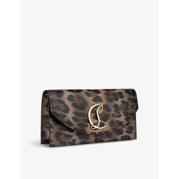 Christian Louboutin o1s1wg111124 Size: OS/ Loubi 54 Clutch Bag in Leopard Size ONE SIZE - 2 Thumbnail