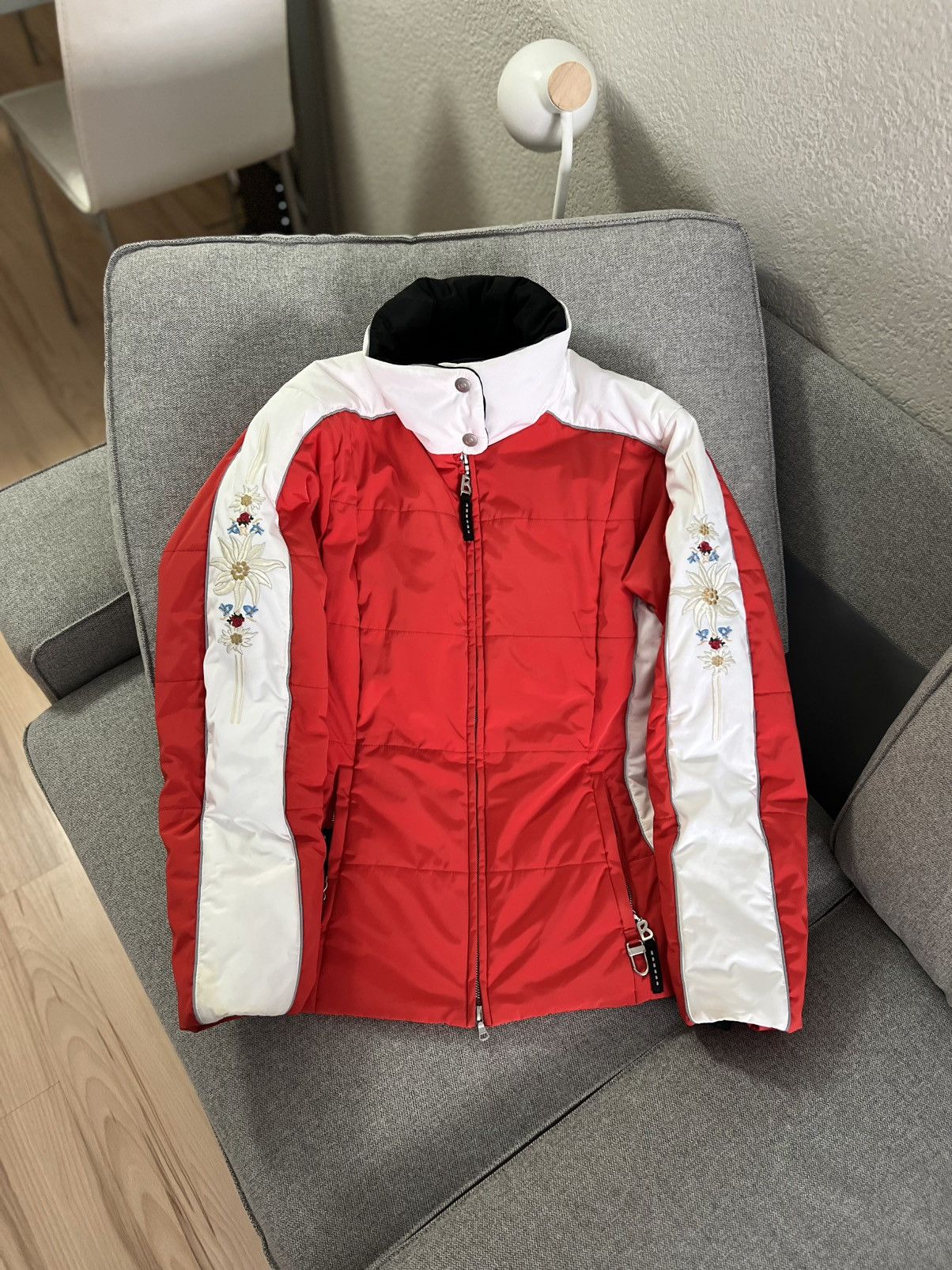 Bogner Vintage Bogner Women's Premium Ski Jacket Red White Size S / US 4 / IT 40 - 13 Thumbnail