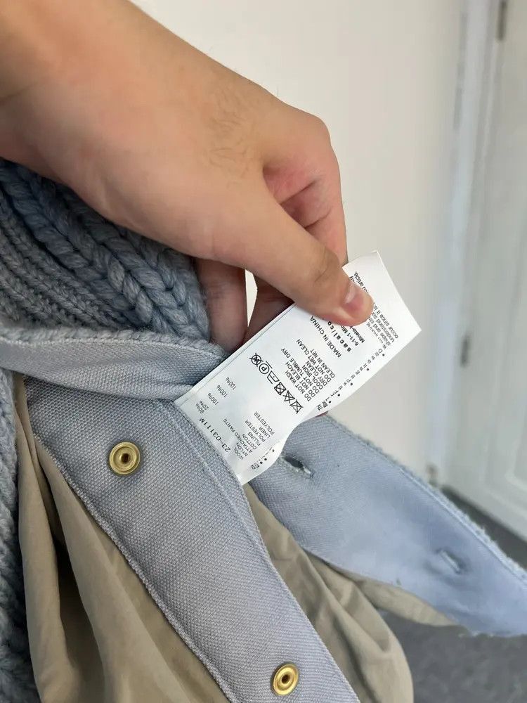 Carhartt × Sacai Sz 3 Sacai x Carhartt WIP Knitwear Jacket Size US L / EU 52-54 / 3 - 7 Thumbnail