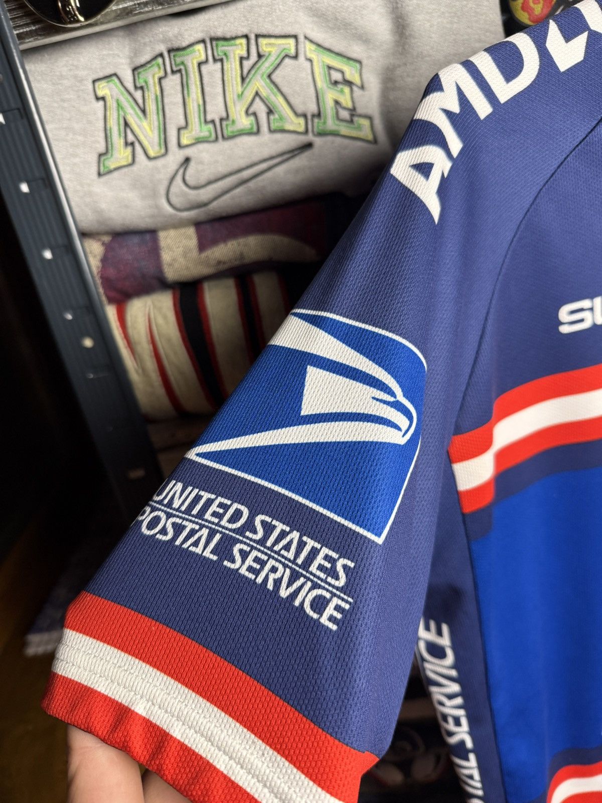 Other USPS Cycling Jersey Nike Subaru Trek Pockets Half-Zip Size US M / EU 48-50 / 2 - 7 Thumbnail