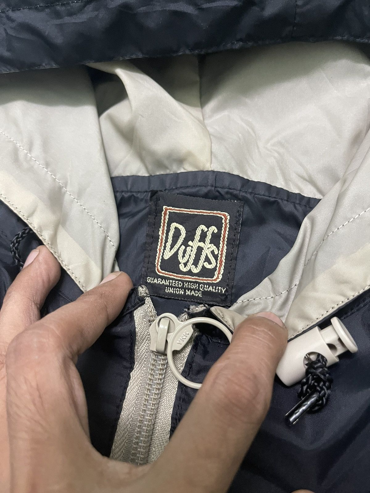 Other RARE 90s DUFFS SKATEBOARD HALF ZIPPER WINDBREAKER RARE Size US XL / EU 56 / 4 - 9 Thumbnail