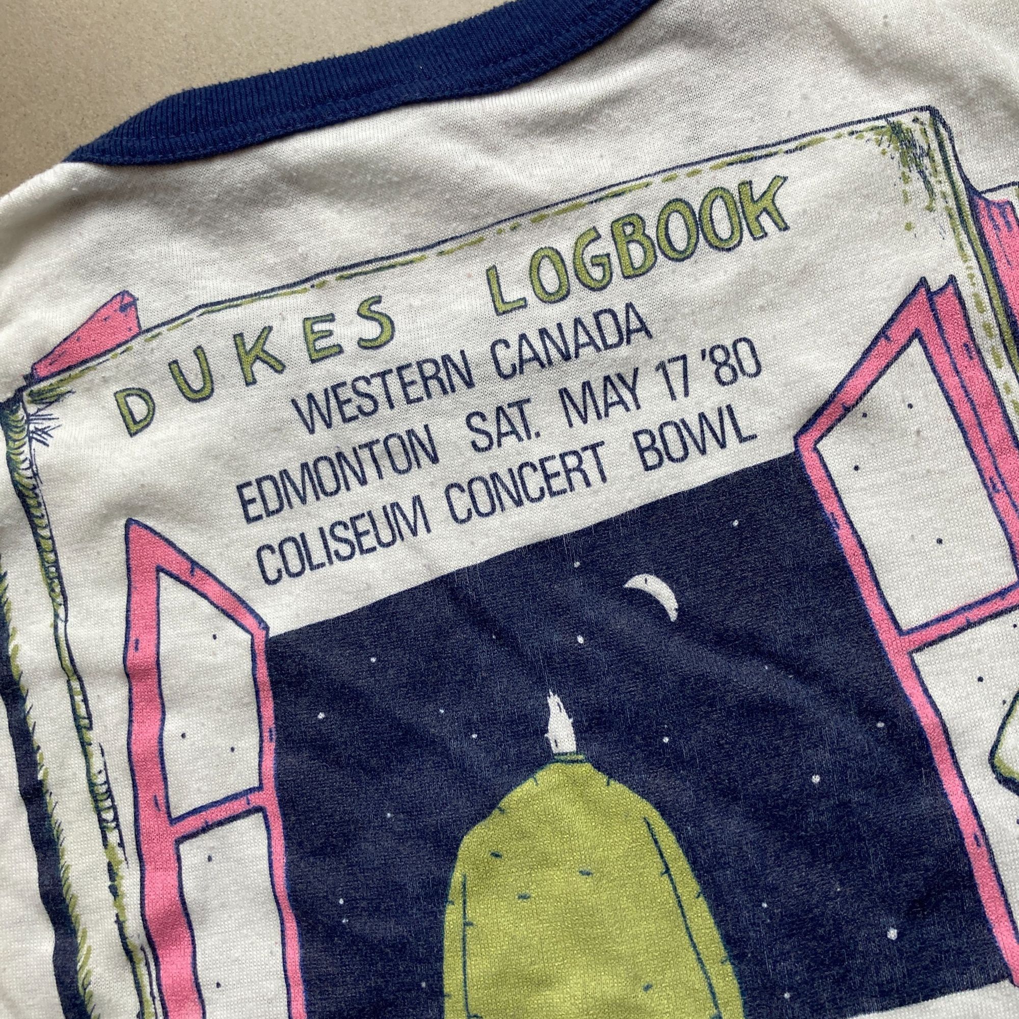 Evergreen Vintage 1980 Genesis Dukes Logbook Concert Tee S Size US S / EU 44-46 / 1 - 4 Thumbnail