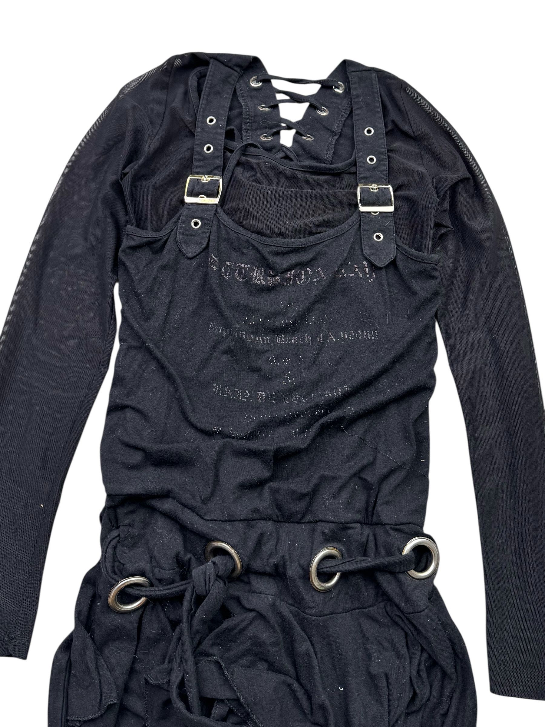 Vintage Vintage Bondage Blouse With Metal Rings W240(V9) Size XS / US 0-2 / IT 36-38 - 2 Thumbnail