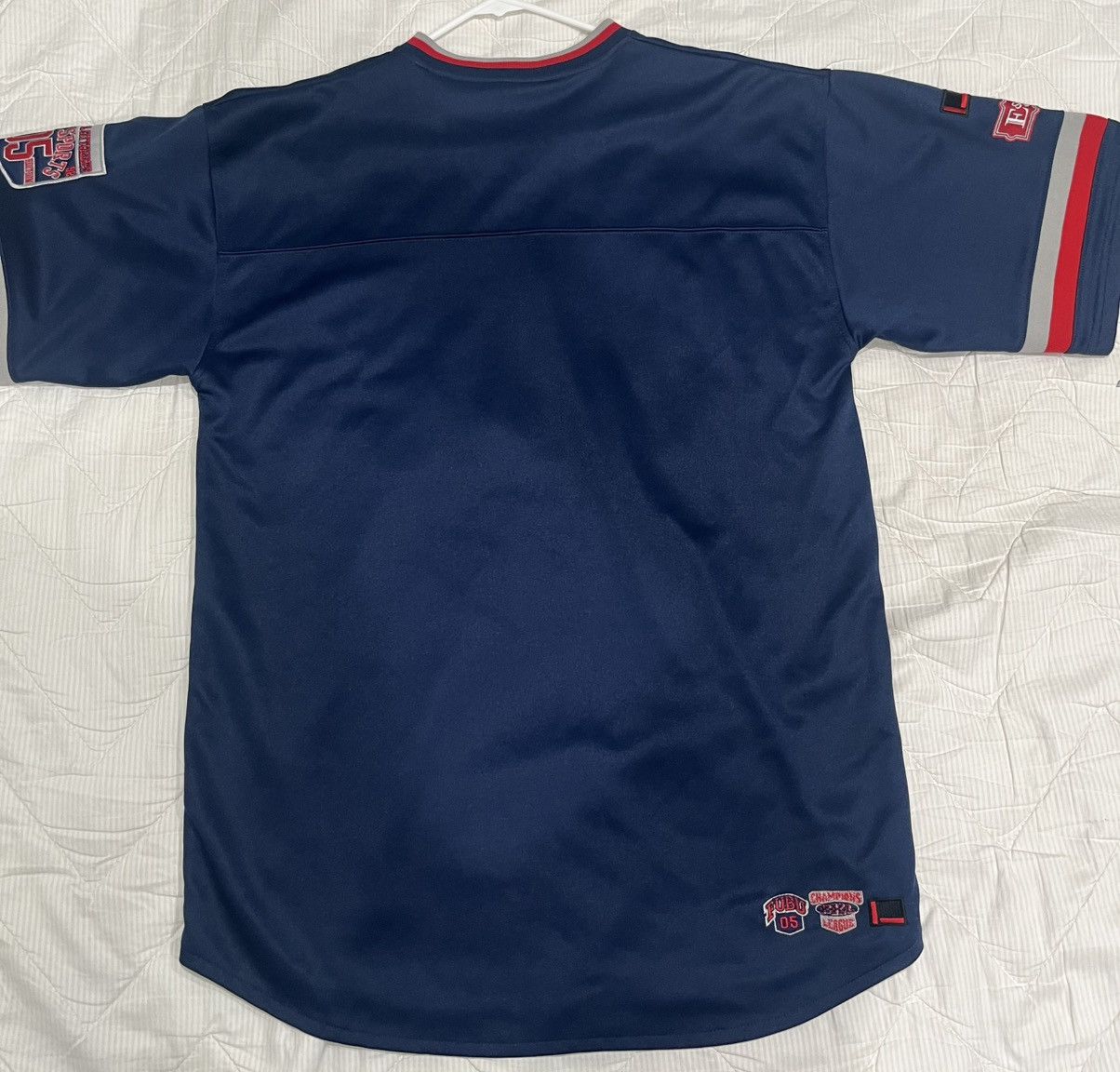 Fubu FUBU Vintage Navy Blue Jersey Size US L / EU 52-54 / 3 - 3 Thumbnail