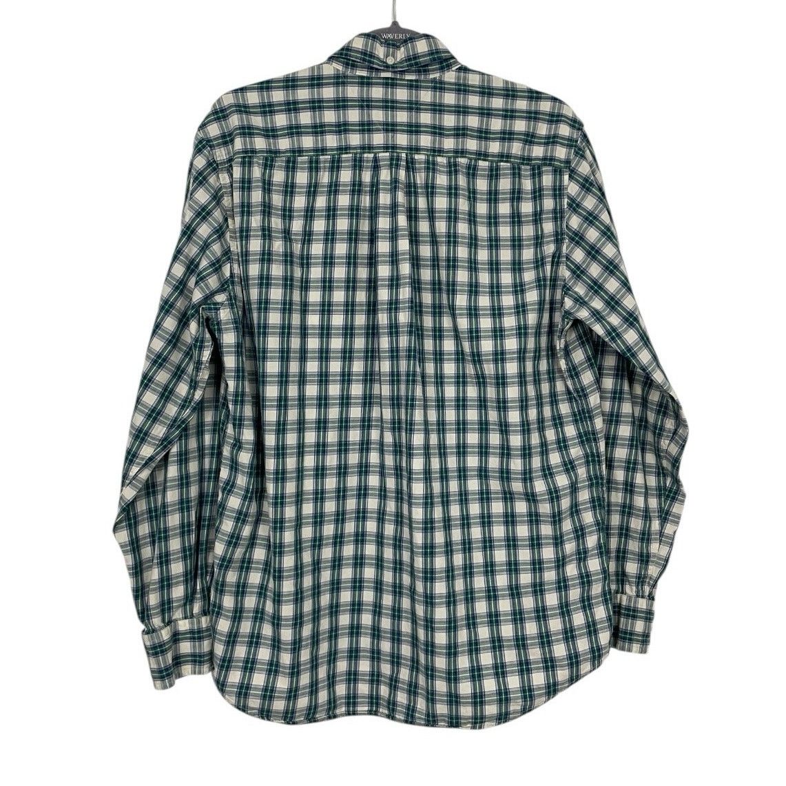 Tommy Hilfiger Tommy Hilfiger Mens Green & Blue Plaid Button Down Shirt Size US M / EU 48-50 / 2 - 5 Thumbnail