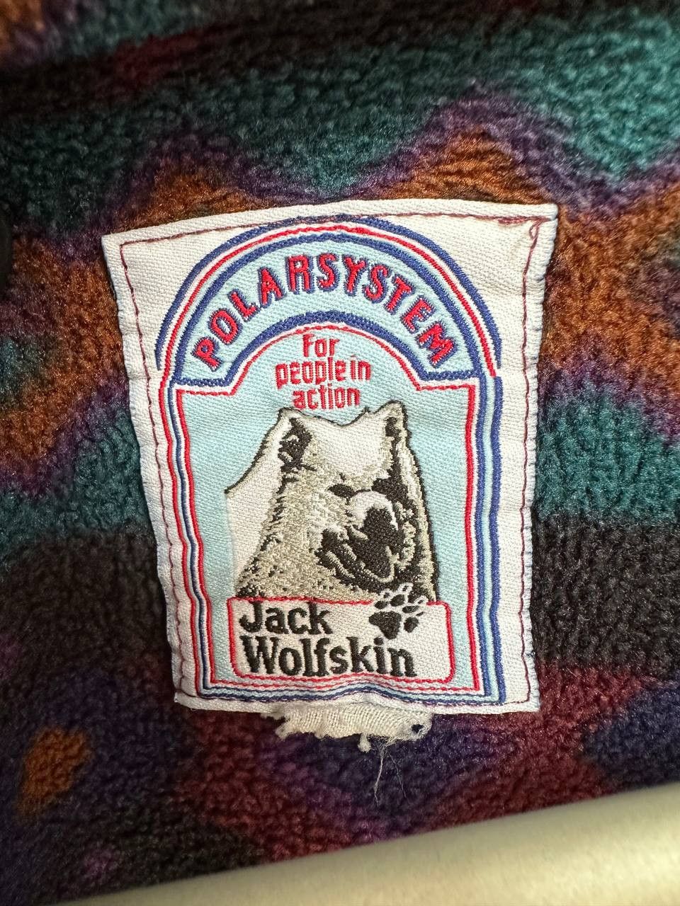 Jack Wolfskin × Vintage Jack Wolfskin "For People in Action" Polar Fleece Sweater Size US L / EU 52-54 / 3 - 11 Thumbnail