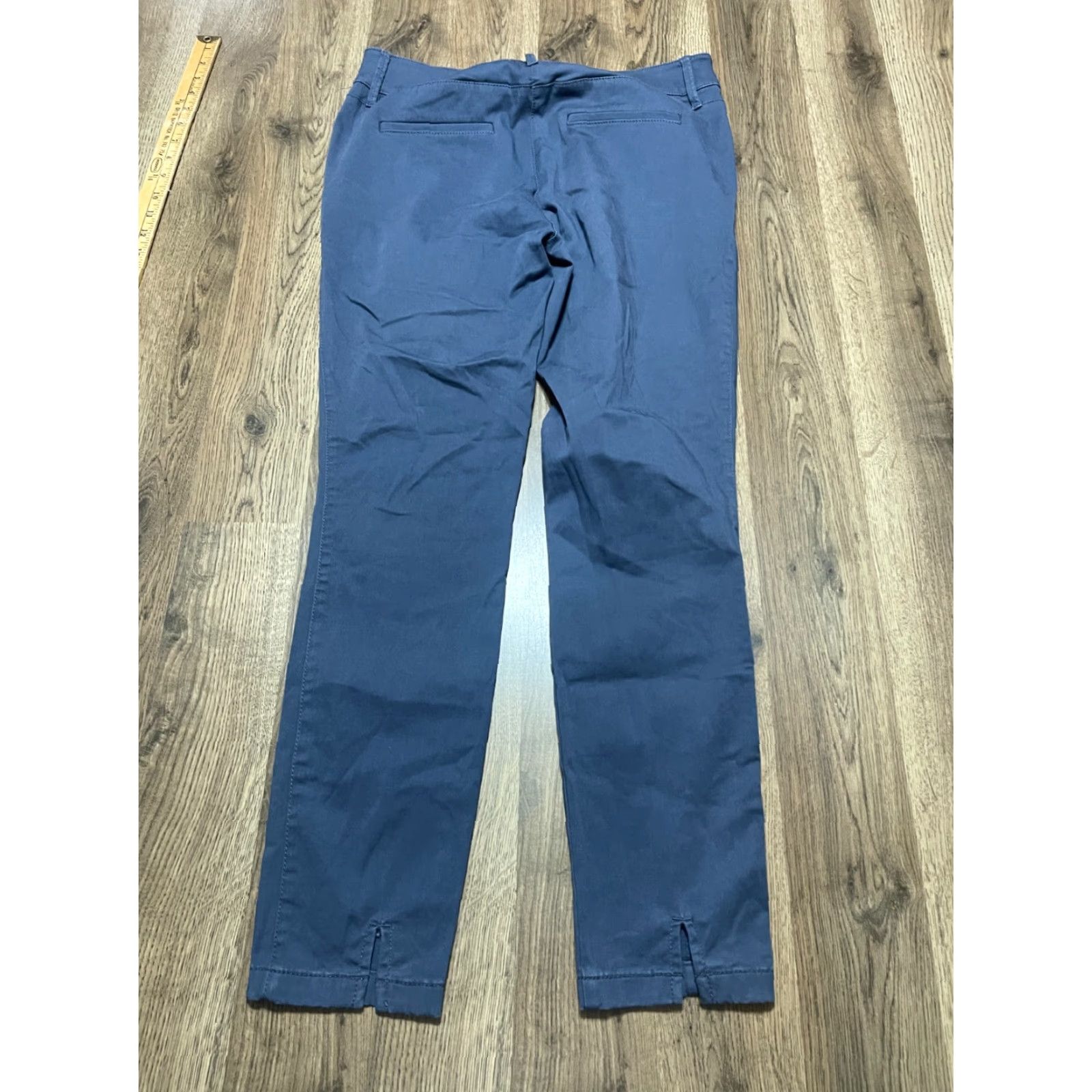Loft LOFT Pants Women's Size 8 Blue Straight Leg Pockets Size 30" / US 8 / IT 44 - 2 Thumbnail