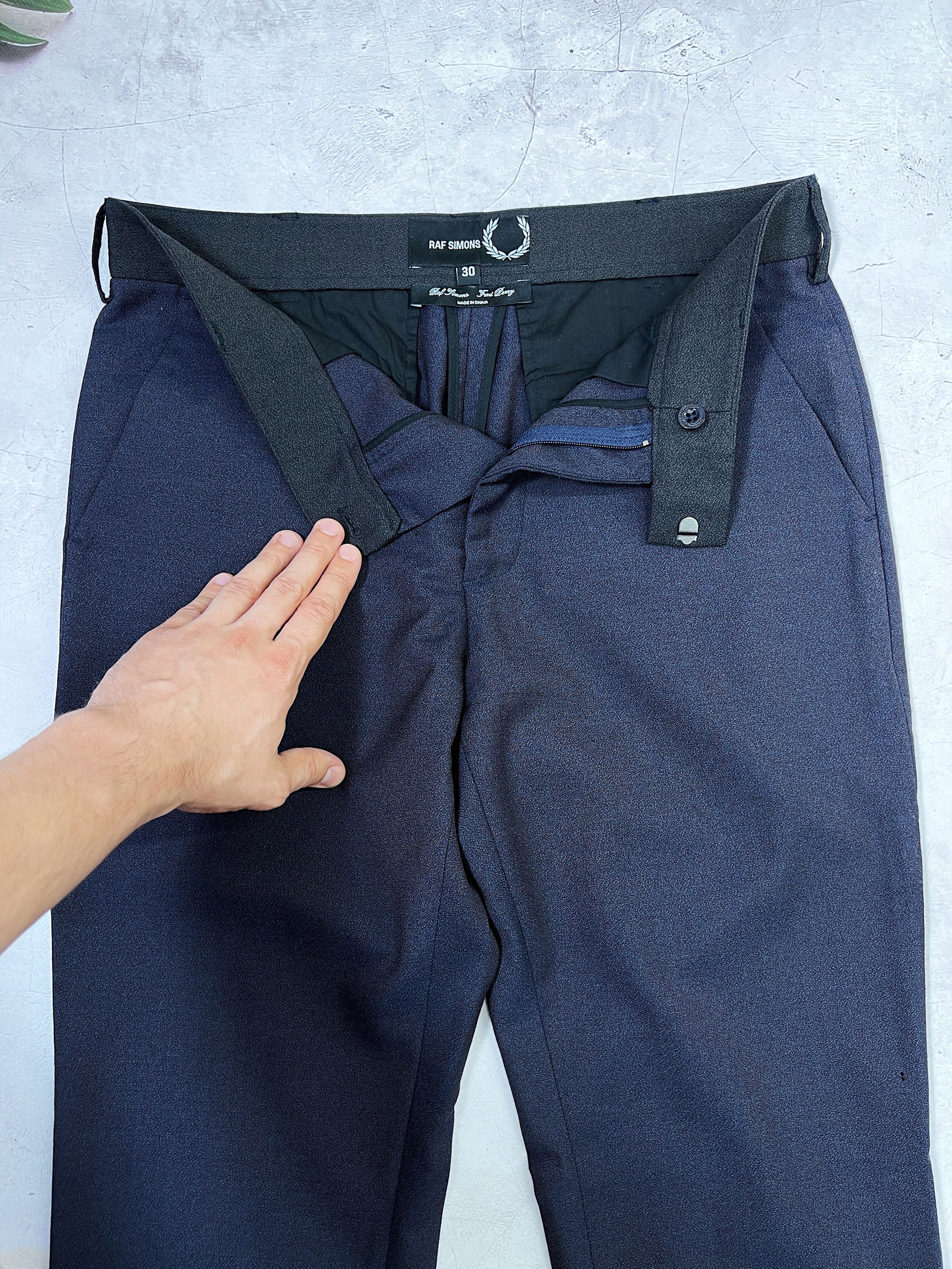 Fred Perry × Raf Simons Raf Simons x Fred Perry Chino Pants Wool Trousers Size US 30 / EU 46 - 3 Thumbnail