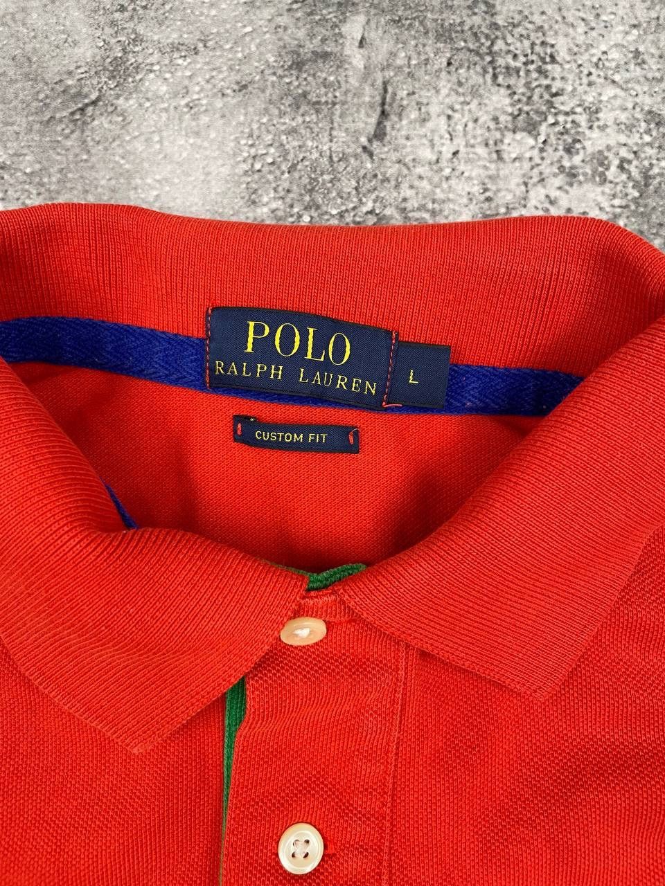 Polo Ralph Lauren Polo Ralph Lauren MenCotton Polo Shirt Red Custom Fit Size L Size US M / EU 48-50 / 2 - 4 Thumbnail
