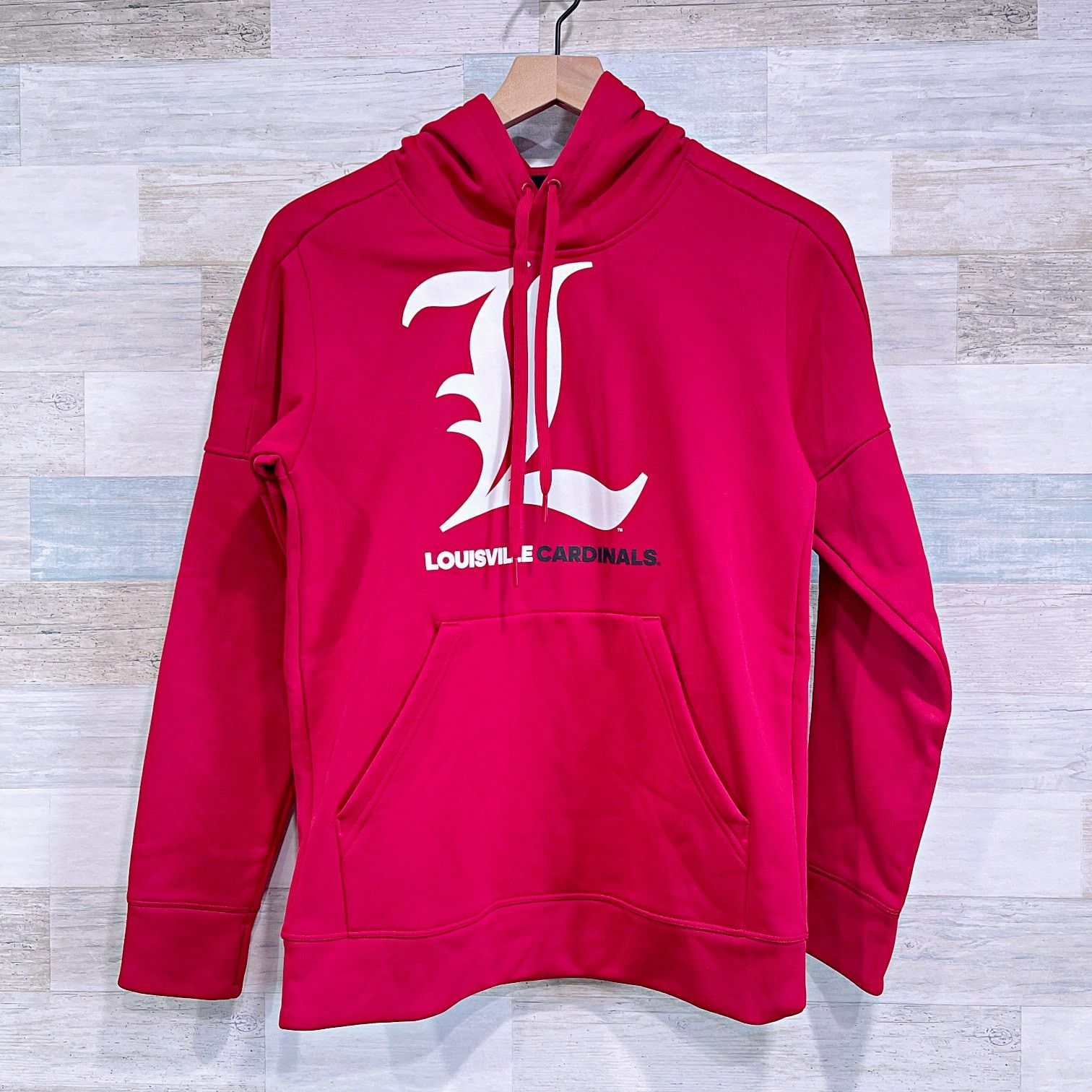 Adidas Louisville Cardinals Adidas Fleece Hoodie Red Mens Medium Size US M / EU 48-50 / 2 - 1 Thumbnail