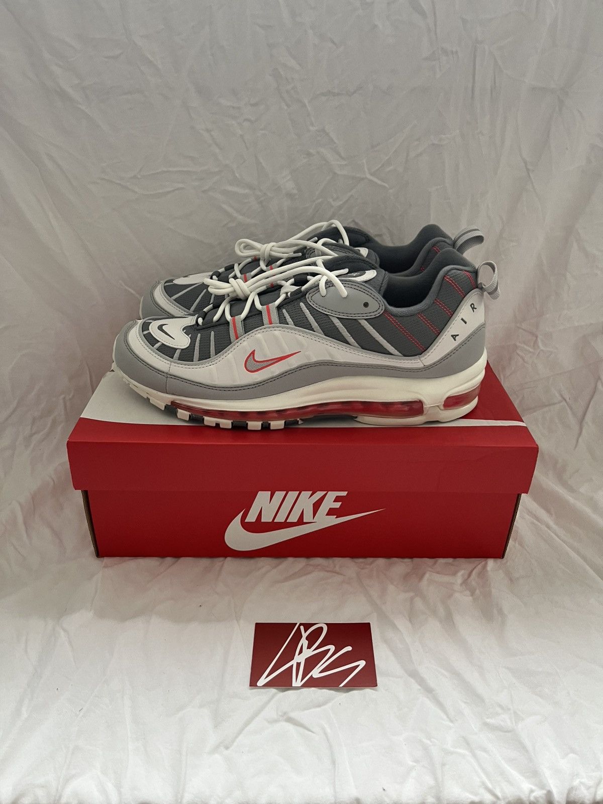 Nike Nike Air Max 98 « Grey Fog »📁 Size US 10 / EU 43 - 1 Thumbnail