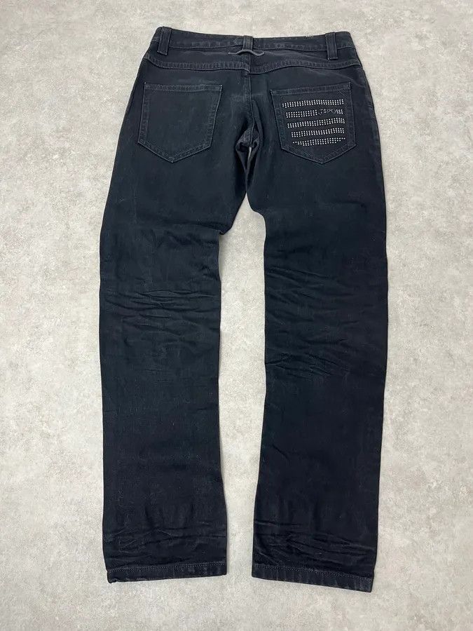Jean Paul Gaultier 2000s Jean Paul Gaultier Black Denim Jeans Size US 32 / EU 48 - 7 Thumbnail