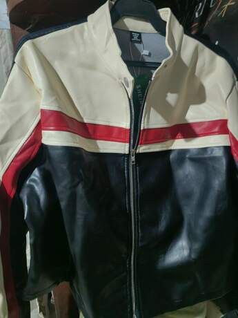 Other Women’s Cropped Racing Style Faux Leather Jacket Size S / US 4 / IT 40 - 5 Thumbnail