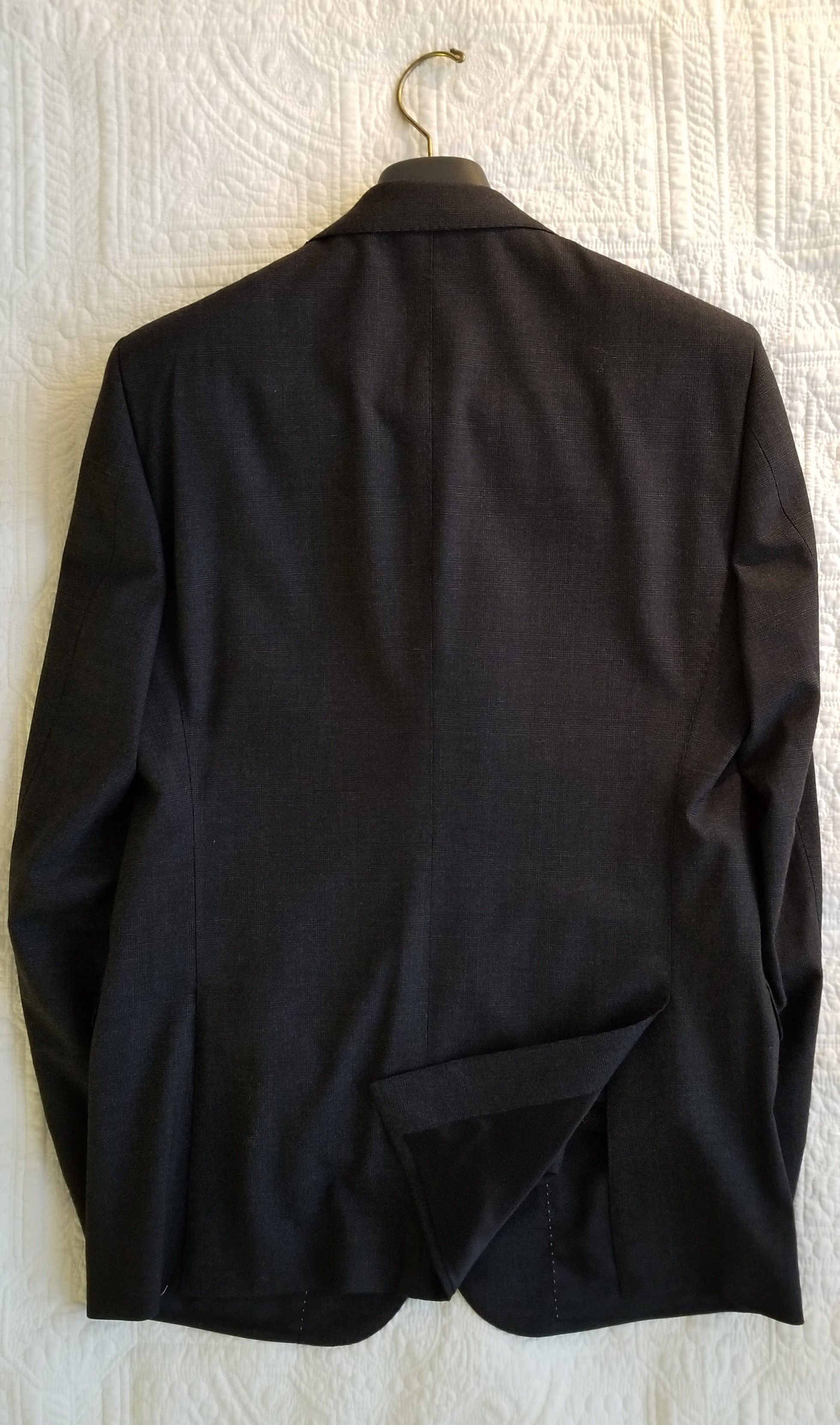 Corneliani Corneliani Trend italian suit wool navy plaid Size 40R - 3 Thumbnail
