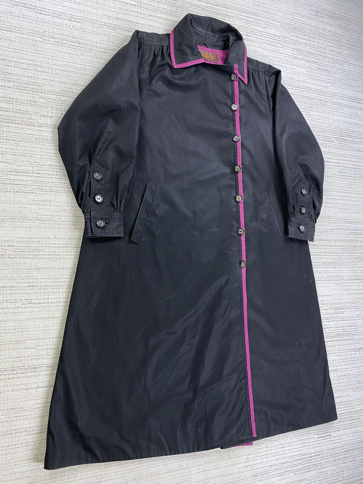 Yves Saint Laurent Vintage Yves Saint Laurent Asymmetrical Trench Coat Jacket Size US M / EU 48-50 / 2 - 3 Thumbnail