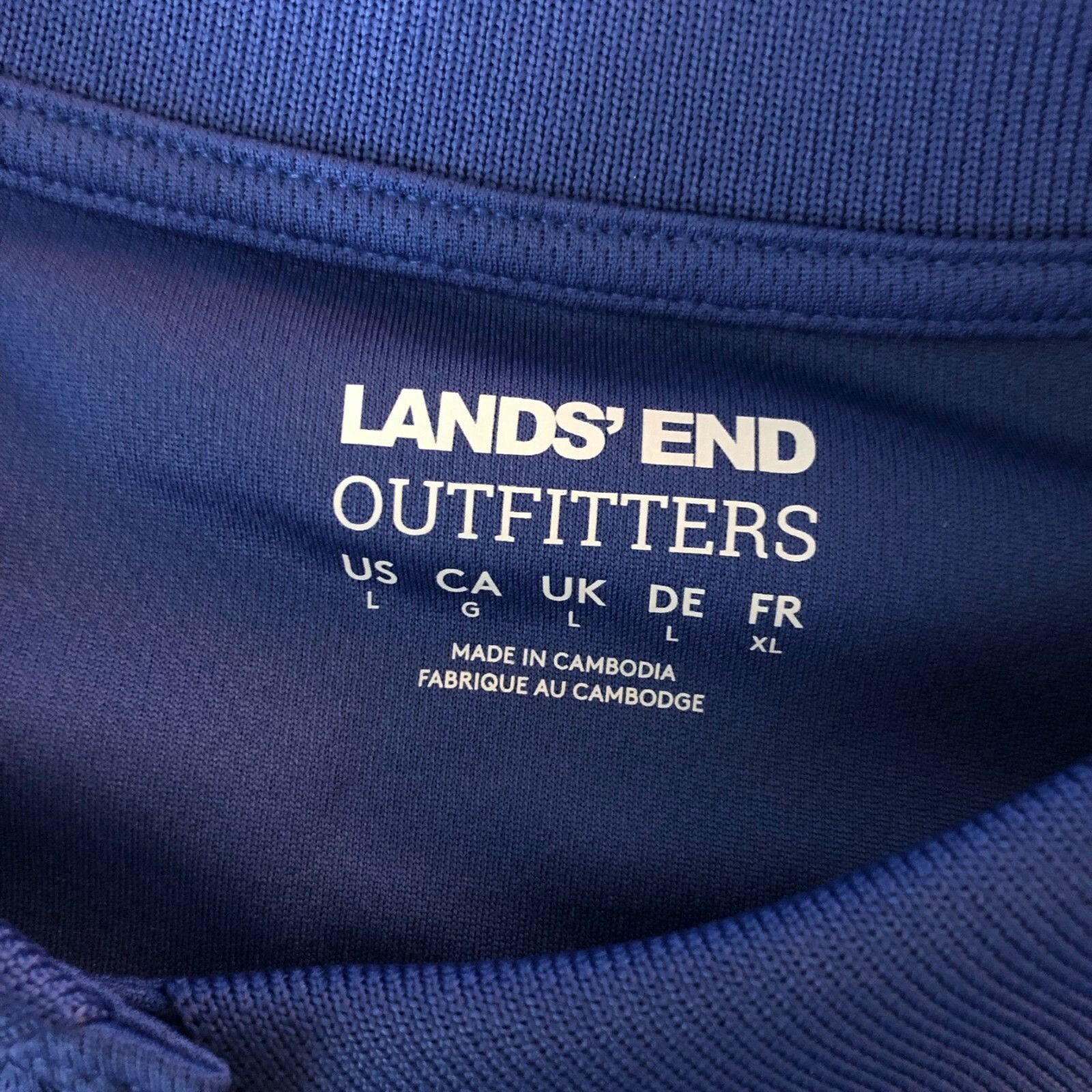 Lands' End Lands End Womens Polo Shirt Top Short Sleeve Embroidered Ger Size L / US 10 / IT 46 - 4 Thumbnail