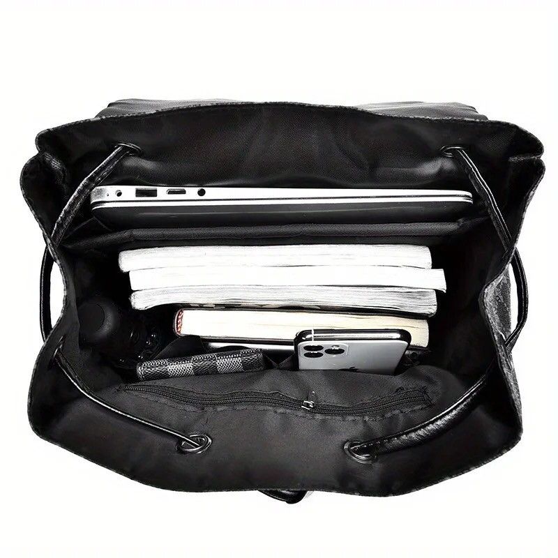 Other ner Pu Leather Travel Back Pack Casual Shoulder Bag Size ONE SIZE - 4 Thumbnail