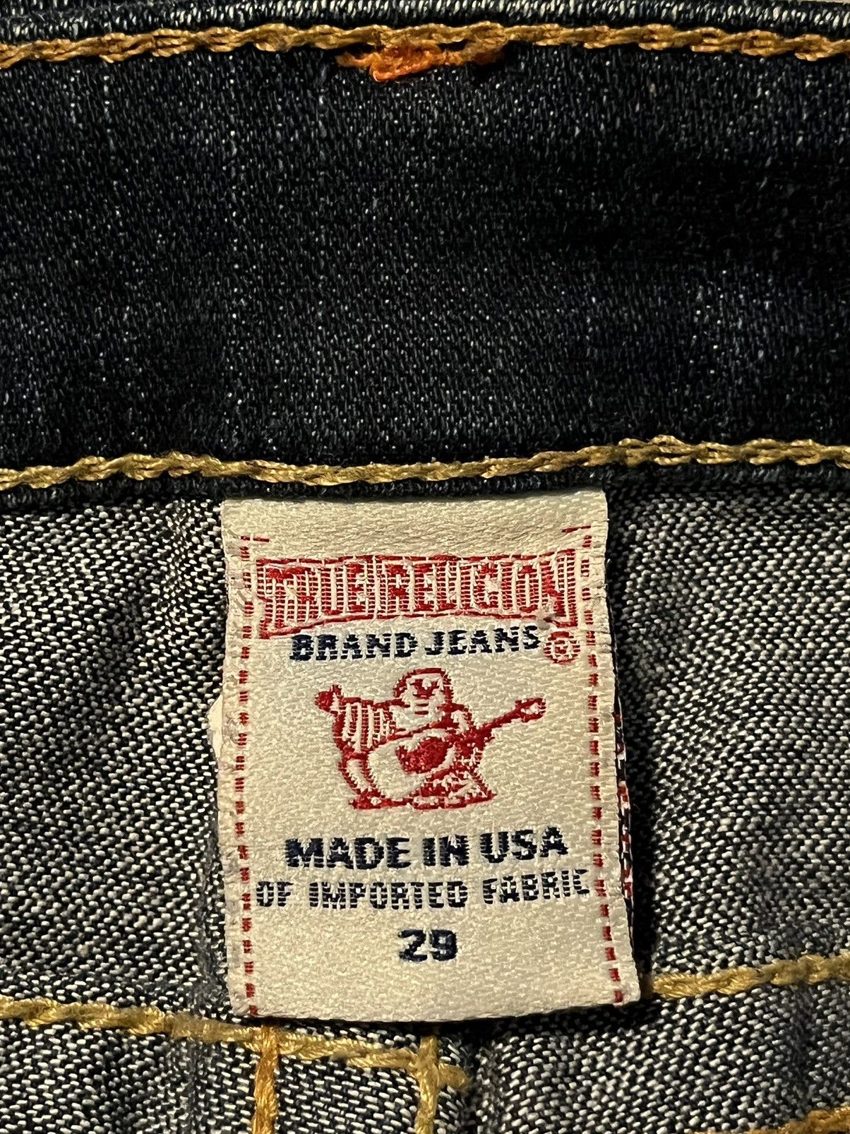 True Religion Vintage True Religion Brand Jeans Billy Straight Denim USA Size 29" - 12 Thumbnail
