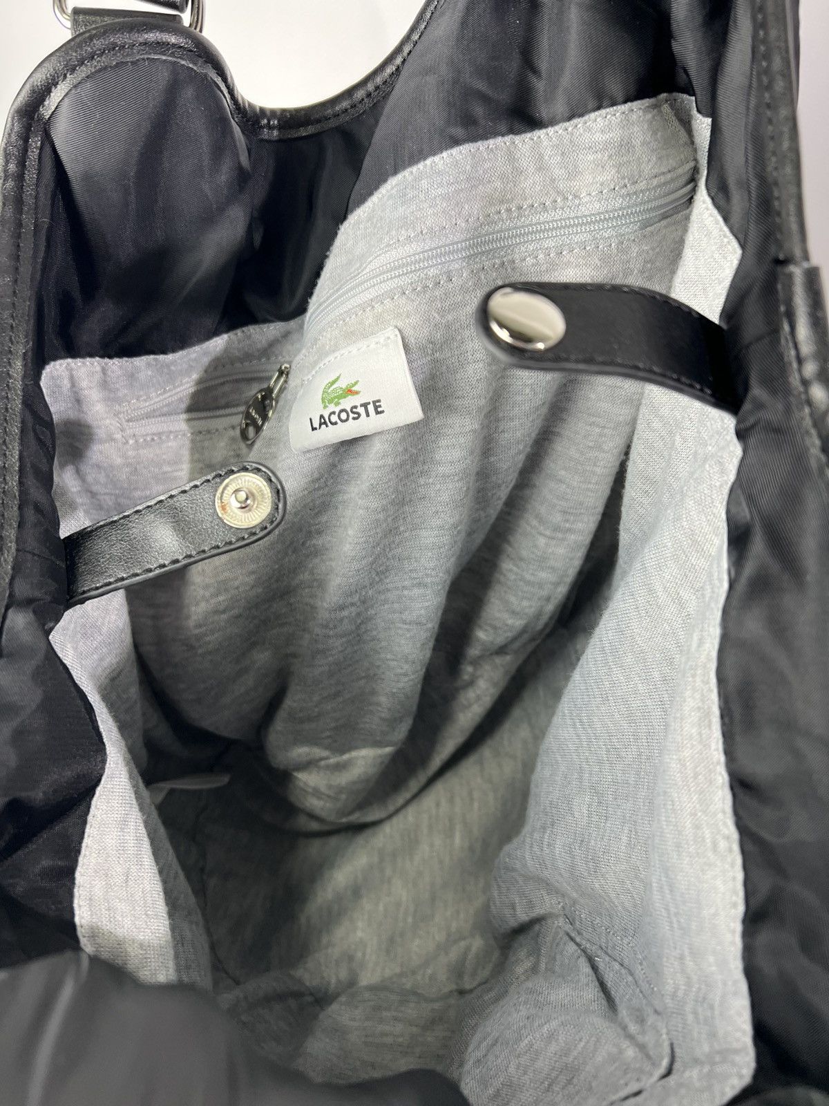 Lacoste Vintage streetwear sportswear y2k sk8 hype Lacoste Bag Size ONE SIZE - 5 Thumbnail
