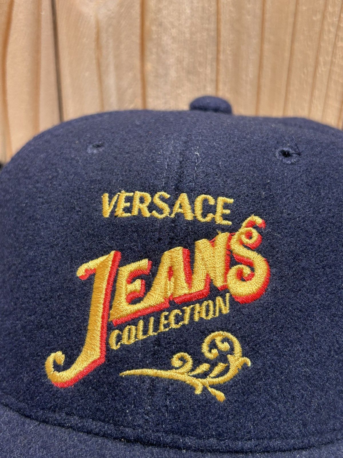 Versace 90’s Versace Jeans Collection Embroidered Vintage Hat Size ONE SIZE - 2 Thumbnail
