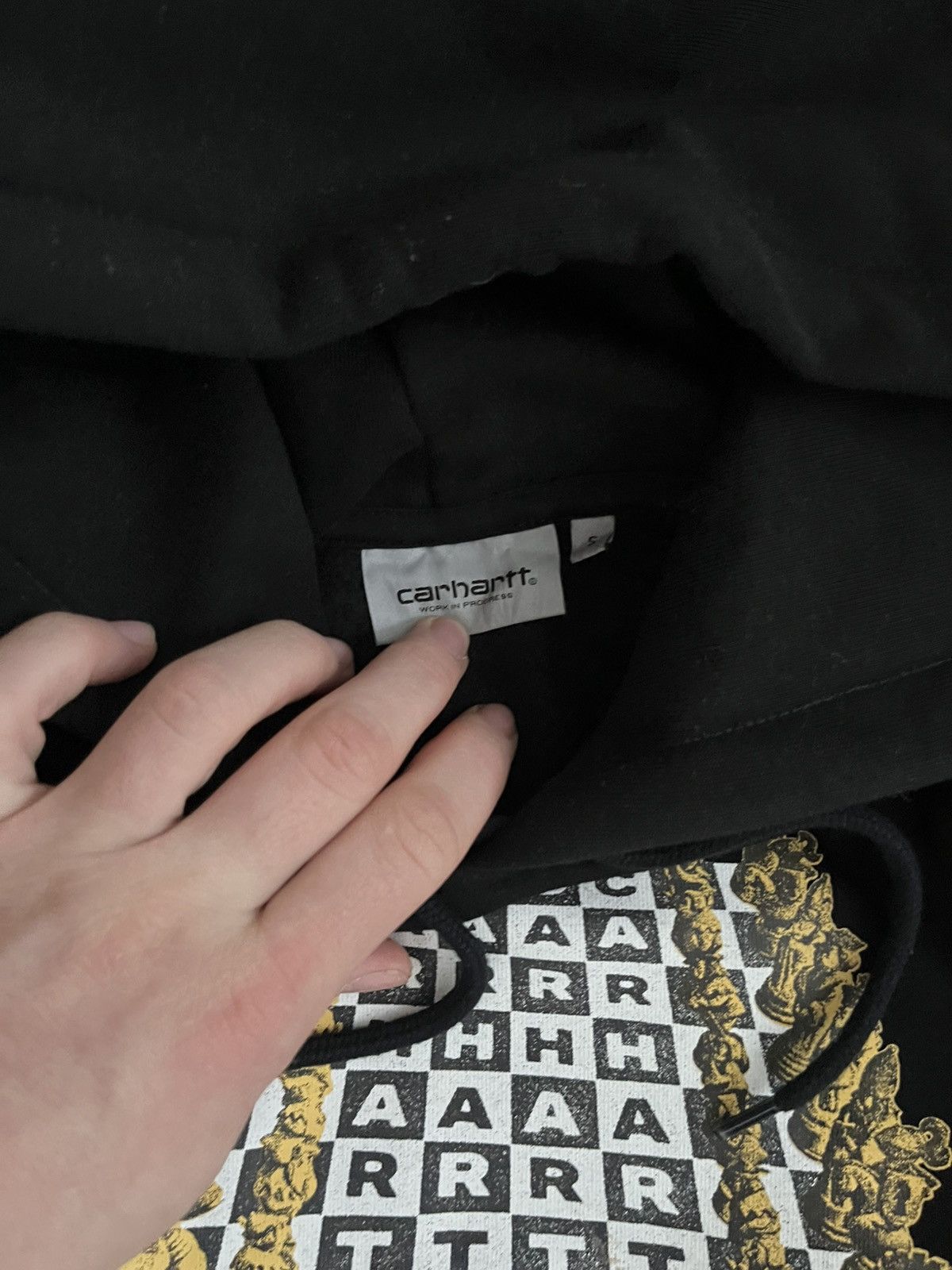 Carhartt Carhartt WIP "Everyday Thinking" Chess Hoodie - Black Size US M / EU 48-50 / 2 - 6 Thumbnail