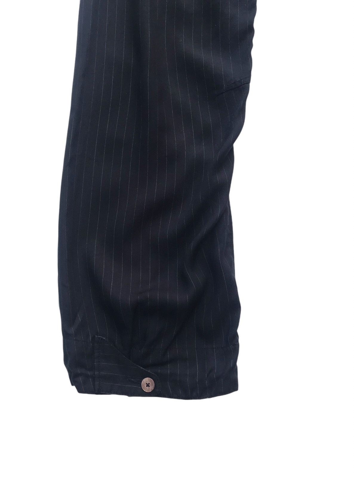 Japanese Brand Maktig Pinstripe Streetwear Fashion Light Pants Size US 31 - 9 Thumbnail