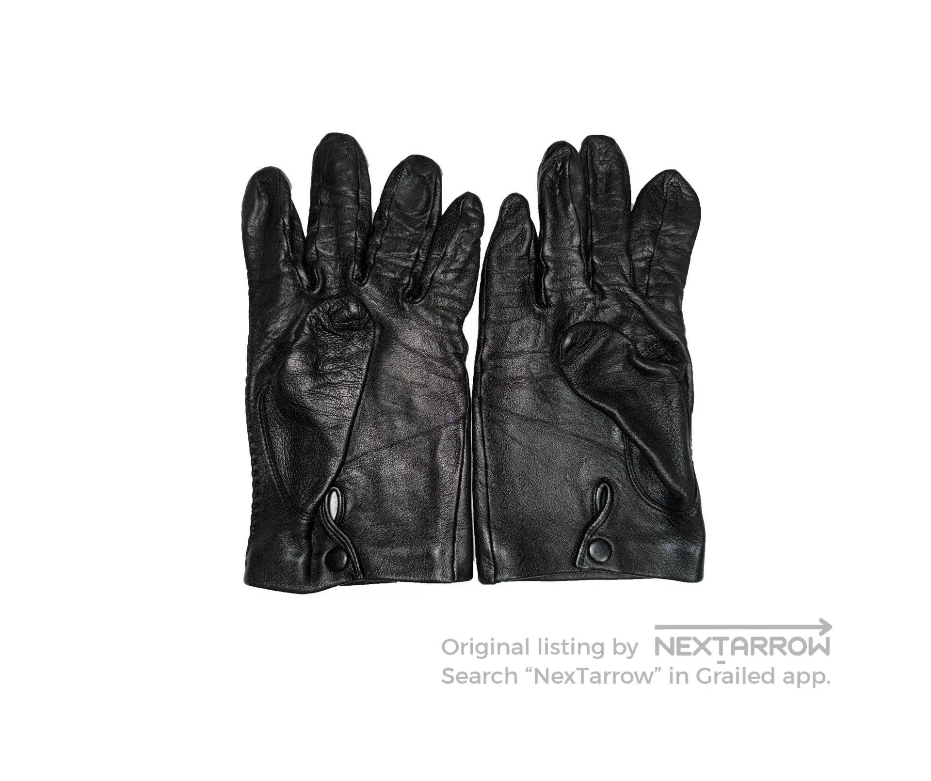 Yohji Yamamoto Yohji Yamamoto Pour Homme Leather Gloves. Size ONE SIZE - 5 Thumbnail