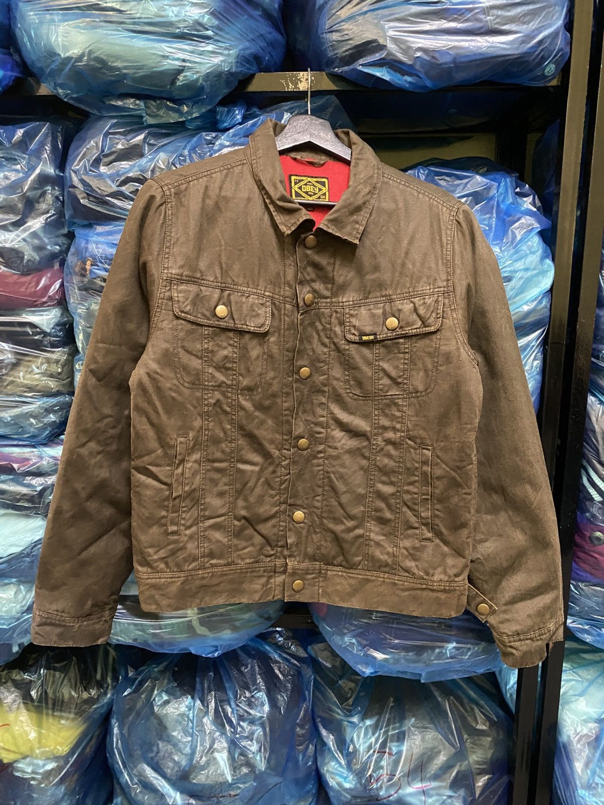 Obey VINTAGE Y2K OBEY TRUCKER JACKET Size US M / EU 48-50 / 2 - 1 Thumbnail