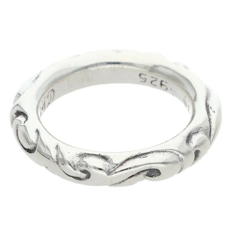 Chrome Hearts 9🔥 CHROME HEARTS SCROLL BAND RING SILVER Size ONE SIZE - 1 Thumbnail