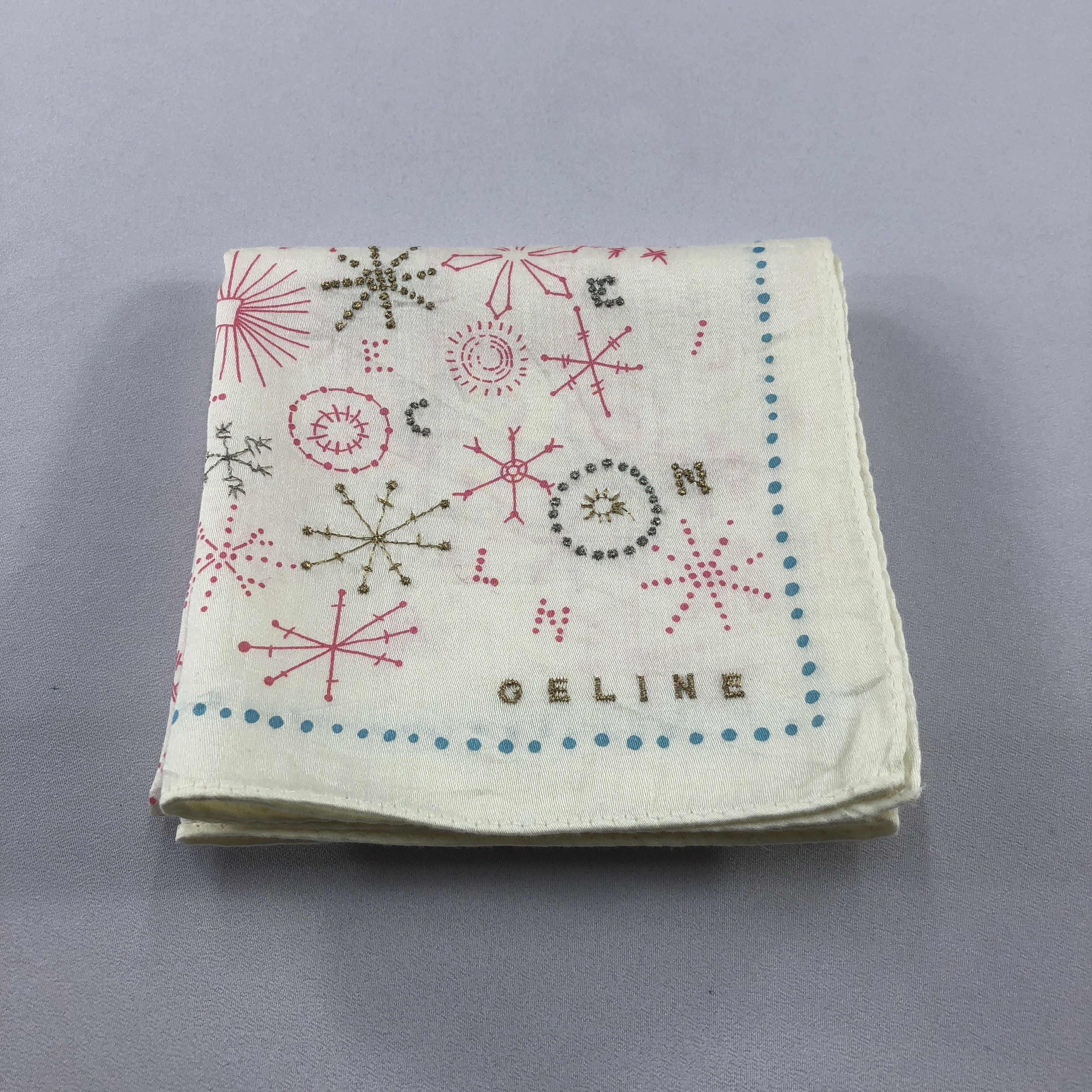 Celine Celine Handkerchief Neckerchief Bandana H2891 Size ONE SIZE - 9 Thumbnail