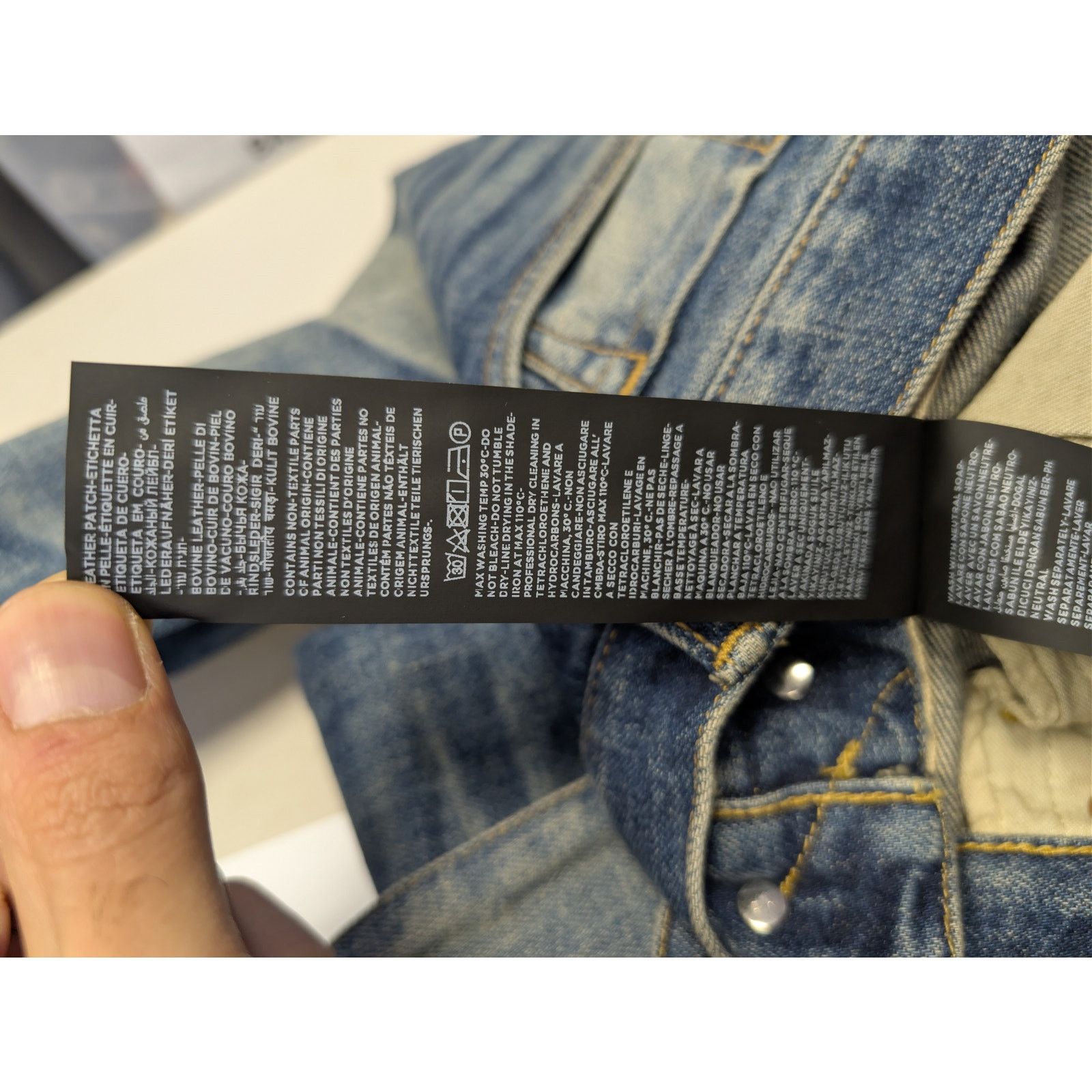Tom Ford o1rshd1 Q:2 / Slim Denim Jeans in DK Indigo 36 Size US 36 / EU 52 - 15 Thumbnail