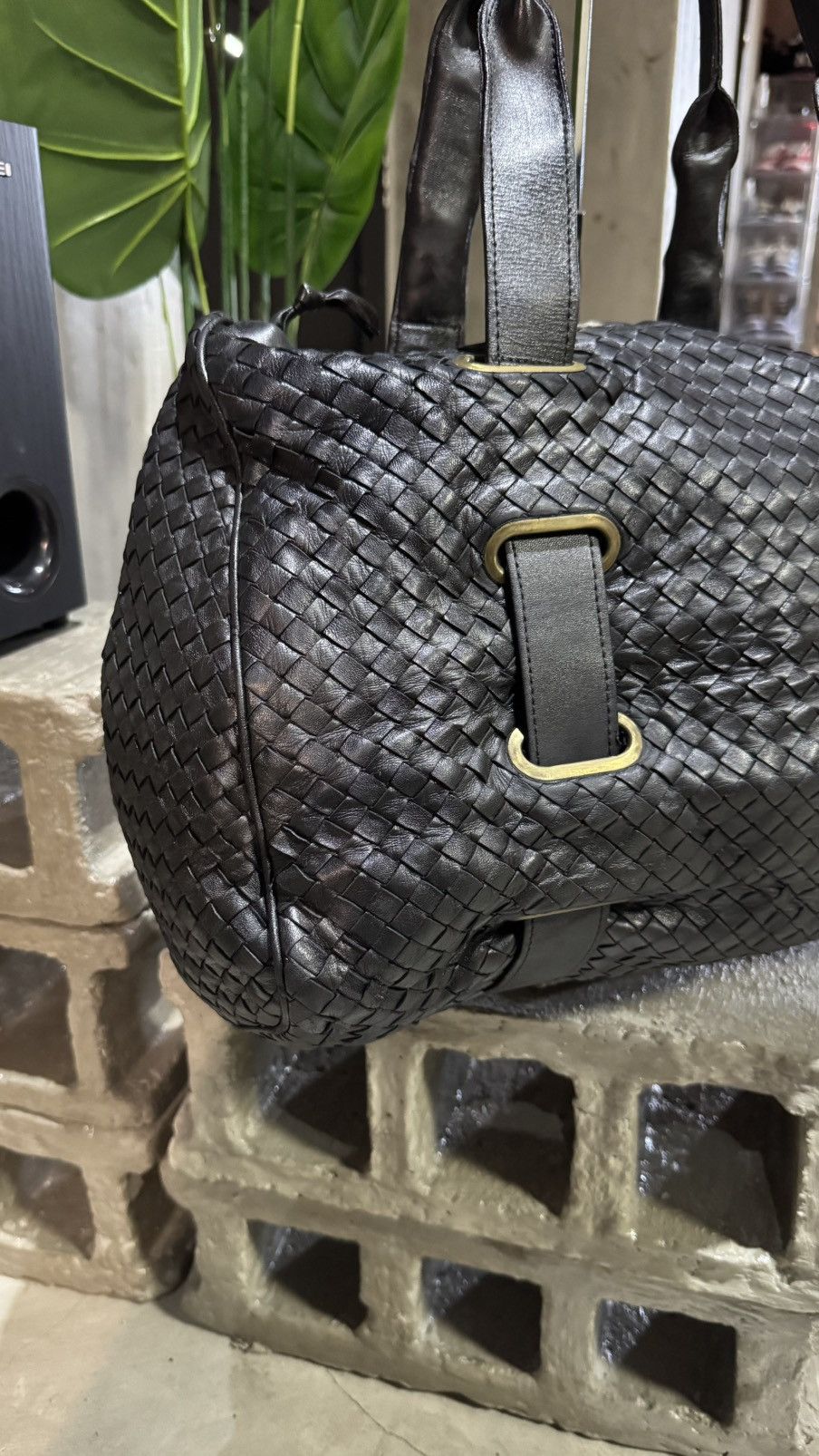 Bottega Veneta BOTTEGA VENETA Nappa Intrecciato Satchel Nero Black Size ONE SIZE - 2 Thumbnail